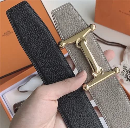 Hermes 2021 Men's Leather Belt,3.8cm,HERBT0149… - 1
