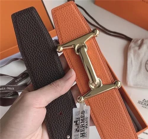 Hermes 2021 Men's Leather Belt,3.8cm,HERBT0150… - 1
