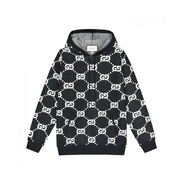 Gucci Mm/Wm Logo Casual Hoodie Black - 구찌 2021 남/… - 1