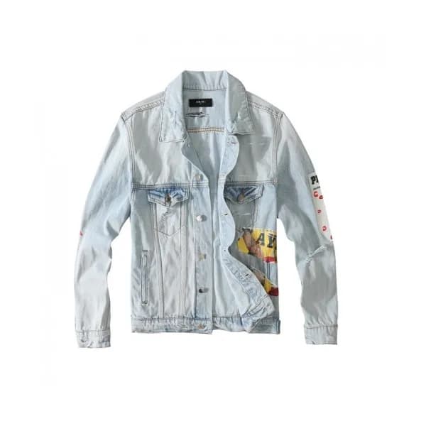 Amiri Mens Casual Denim Jackets Blue - 아미리 2021 남… - 1