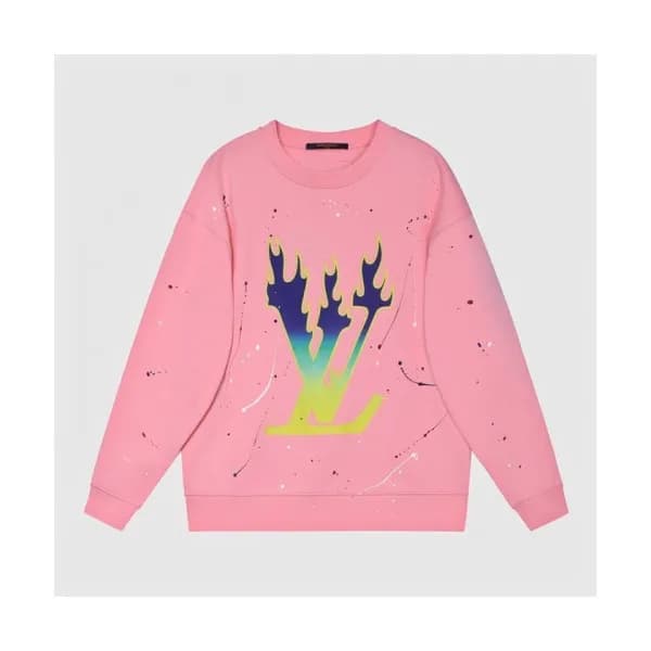 Louis vuitton Mm/Wm Casual Cotton Tshirts Pink - … - 1