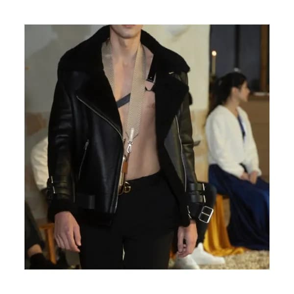 Acne Sstudios Mm/Wm Casual Leather Jackets Black … - 1