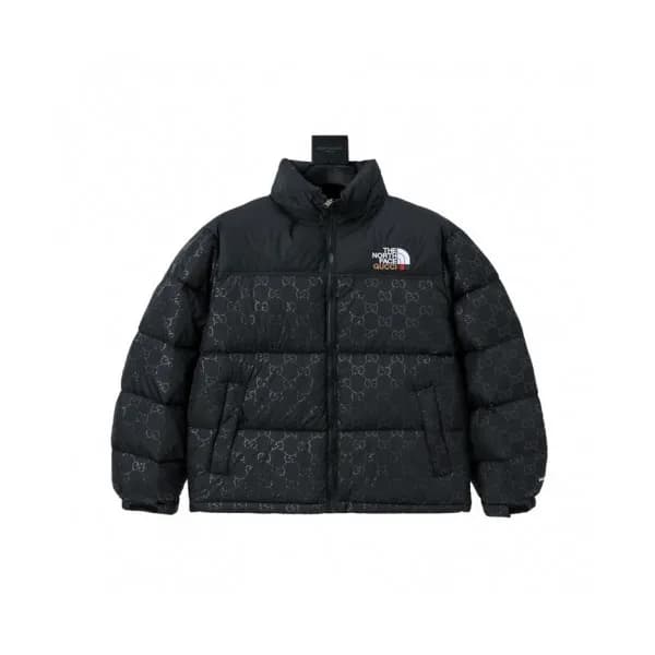 Gucci Mm/Wm Logo Casual Duck Down Padding Black -… - 1