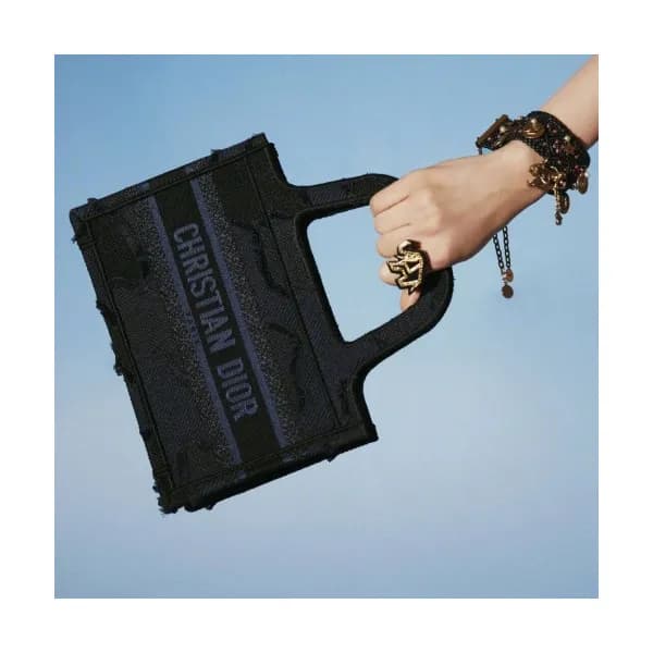 디올 여성 미니 토트백 Size(22.5cm) 네이비 - Dior Women'… - 1
