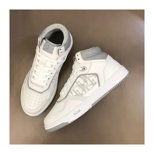 디올 남/녀 오블리크 그레이 로우탑 스니커즈 - Unisex Gray Sneakers - … - 1