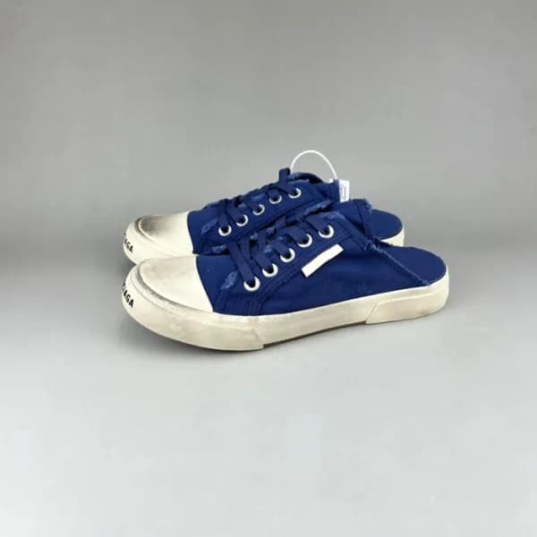 발렌시아가 남/녀 클래식 네이비 스니커즈 - Unisex Navy Sneakers - ba… - 1