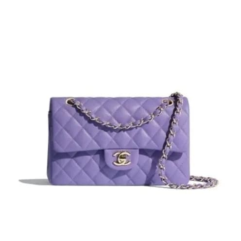 샤넬 여성 퍼플 클래식 플랙백 - Chanel Womens Purple Classic Fl… - 1