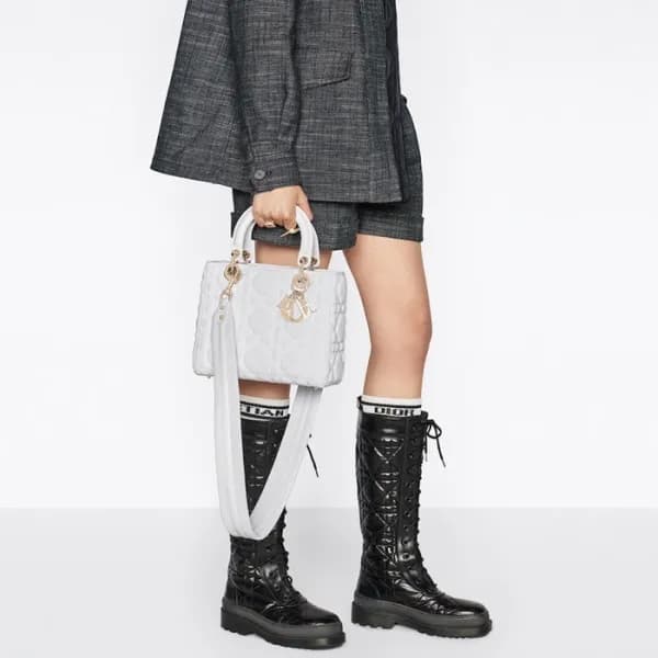 디올 여성 화이트 레이디백 - Dior Womens White Lady Bag - di86… - 1