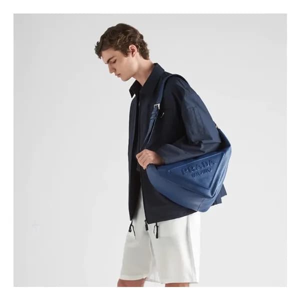 프라다 남성 블루 숄더백 - Prada Mens Blue Shoulder Bag - pr1… - 1