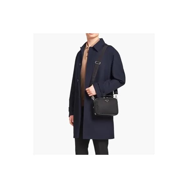 프라다 남성 블랙 크로스백 - Prada Mens Black Cross Bag - pr12… - 1