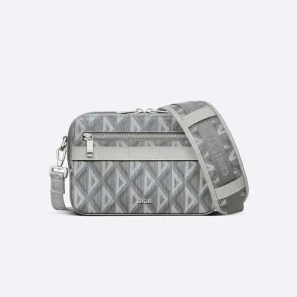 디올 남성 그레이 다이아몬드 크로스백 - Dior Mens Gray Cross Bag - … - 1