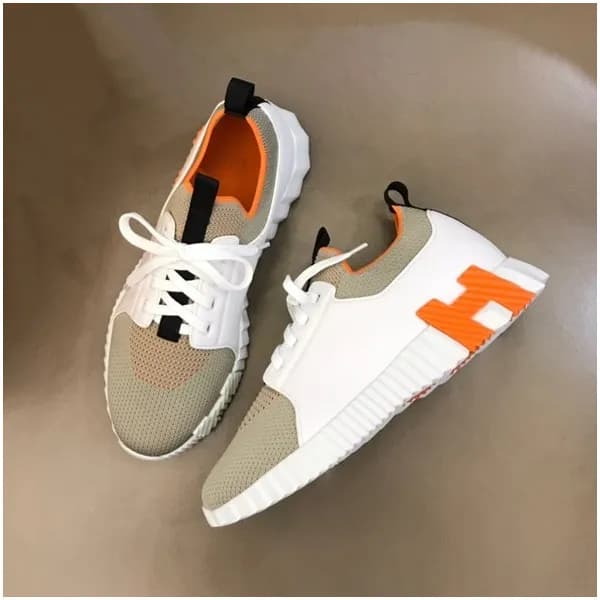 에르메스 남성 화이트 스니커즈 - Hermes Mens White Sneakers - he… - 1