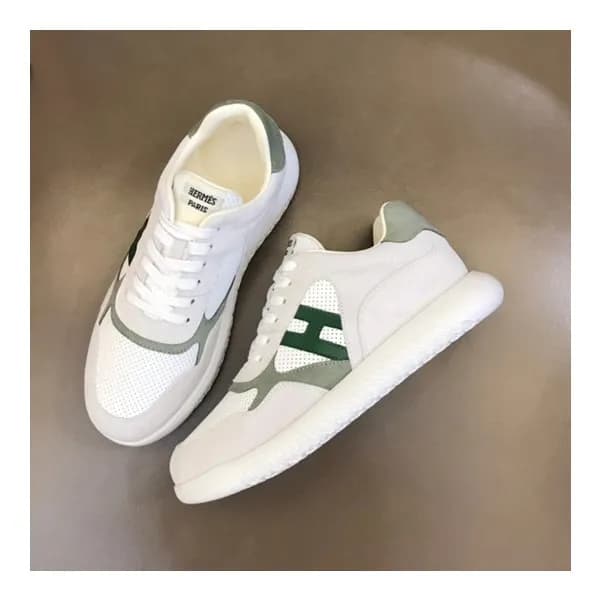 에르메스 남성 민트 스니커즈 - Hermes Mens Mint Sneakers - he74… - 1