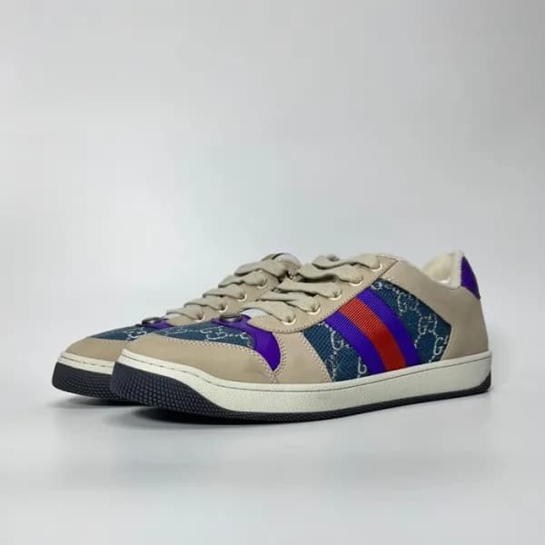 구찌 남/녀 블루 스니커즈 - Gucci Unisex Blue Sneakers- gu638… - 1