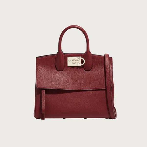 페라가모 여성 버건디 크로스백 - Ferragamo Womens Burgundy Cross… - 1