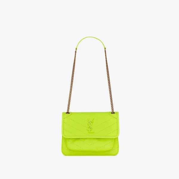 입생로랑 여성 그린 니키백 - Saint Laurent Women Green Niki Ba… - 1