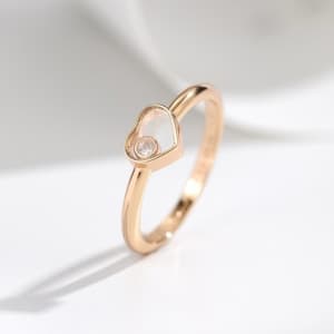쇼파드 여성 로즈 골드 반지 - Chopard Womens Rose-gold Ring - …