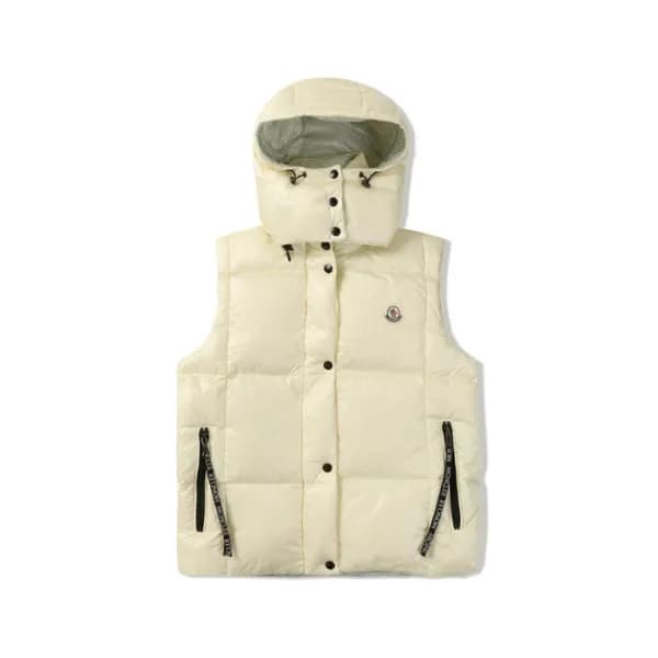 몽클레어 여성 화이트 덕다운 베스트 - Moncler Womens White Best - … - 1