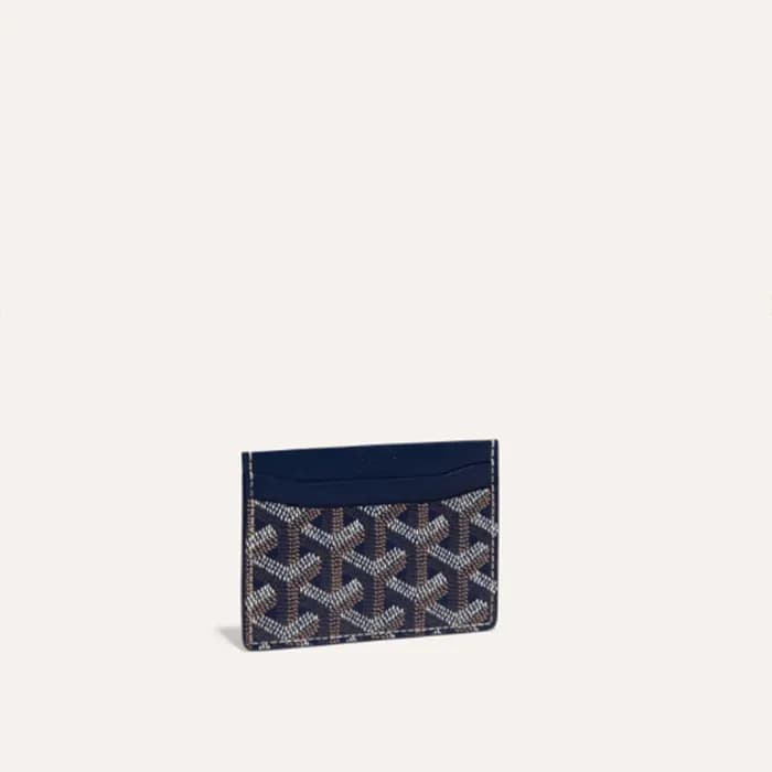 고야드 남/녀 네이비 생쉴피스 카드 홀더 - Goyard Unisex Saint Sulpi… - 1