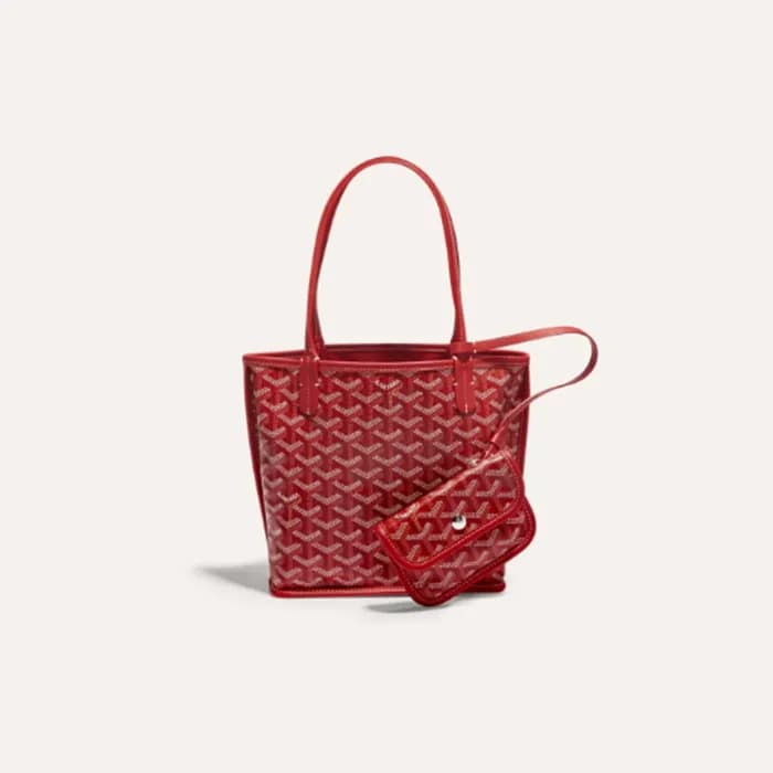 고야드 여성 레드 앙주 백 미니 - Goyard Womens Mini Anjou Bag -… - 1