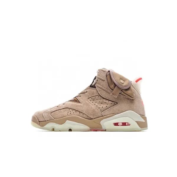 나이키 남성 베이지 하이탑 스니커즈 - Nike Air Jordan 6 Mens Sneak… - 1