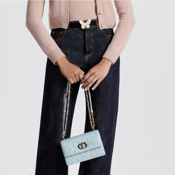 디올 여성 블루 카로 백- Dior Womens Blue Caro Bag - dib1555… - 1