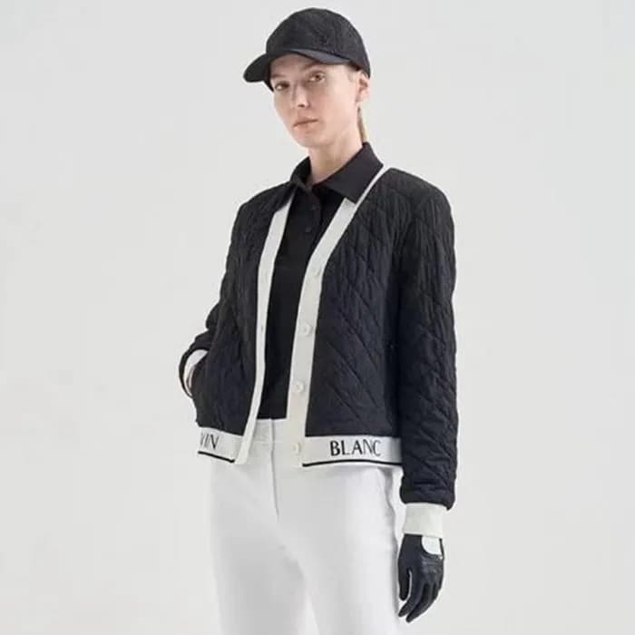 [LANVIN BLANC] 랑방블랑 여성 스트레칭 퀄티드 패딩 점퍼 - gol315x - 1