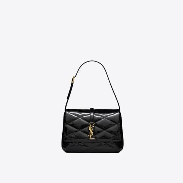 입생로랑 여성 LE57 퀄티드 호보 백 - Saint Laurent Womens LE57 … - 1
