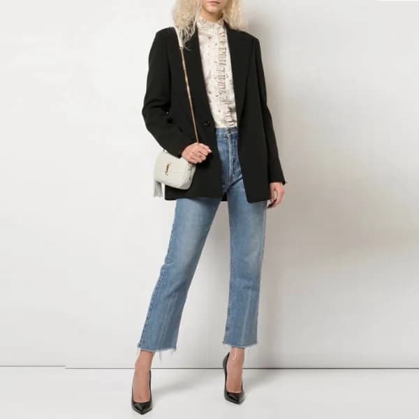 입생로랑 여성 루 미니 카메라 백 - Saint Laurent Womens Lou Mini… - 1