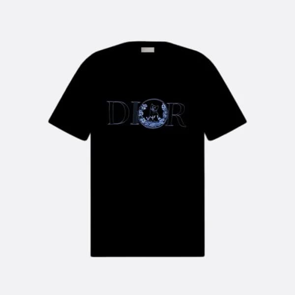 디올 남성 라운드 반팔 티셔츠 - Dior Mens Round Tshirt - dic543… - 1