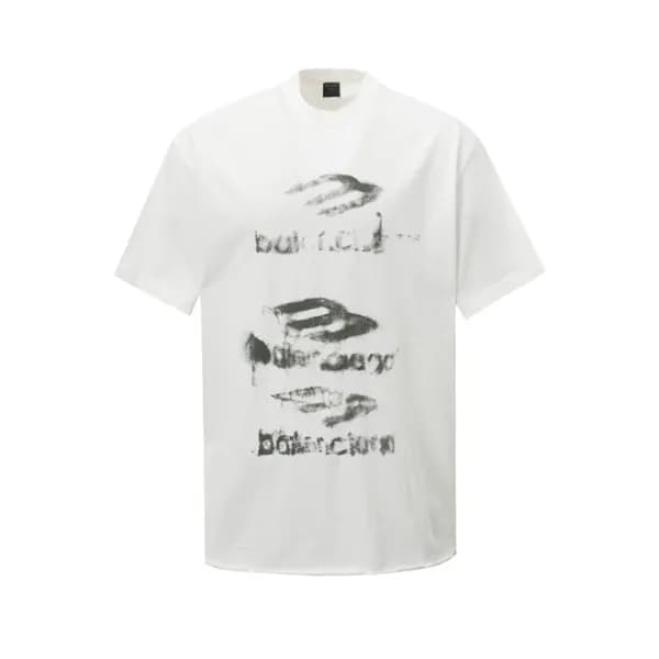 발렌시아가 남성 라운드 반팔 티셔츠 - Balenciaga Mens Round Tshirt… - 1