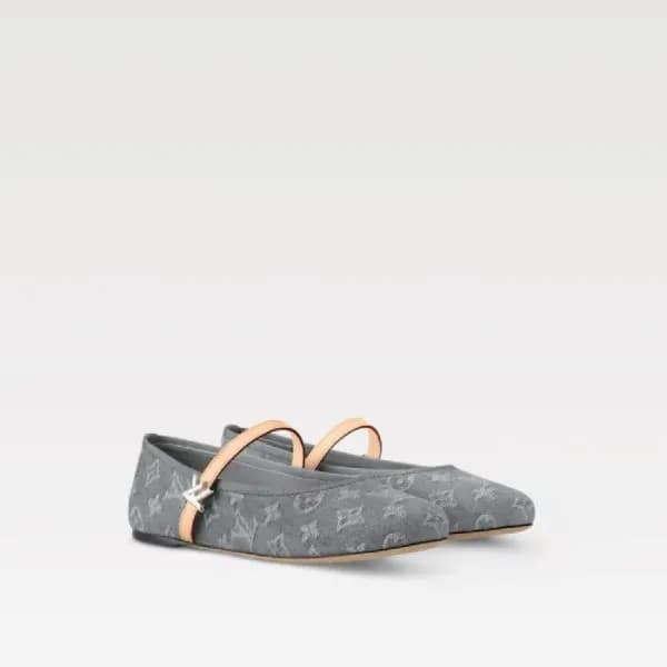 루이비통 여성 로미 플랫 발레리나 - Louis vuitton Womens Romi Fla… - 1