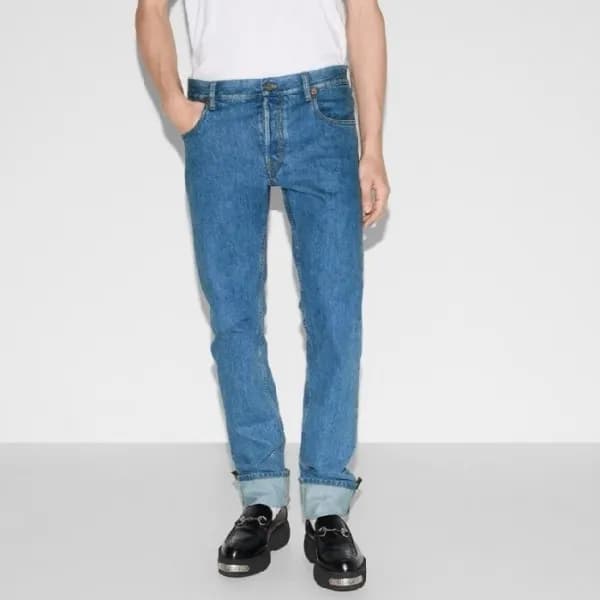 구찌 남성 빈티지 청바지 - Gucci Mens Vintage Jeans - guc7290… - 1