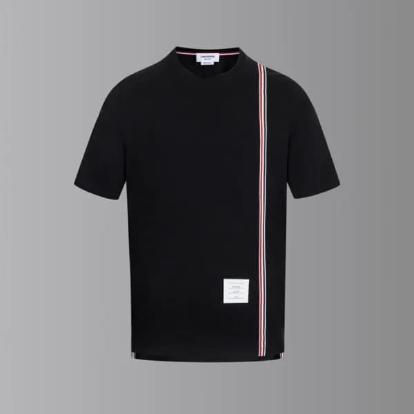 톰브라운 남성 라운드 반팔티 - Thom Browne Mens Round Tshirts -… - 1