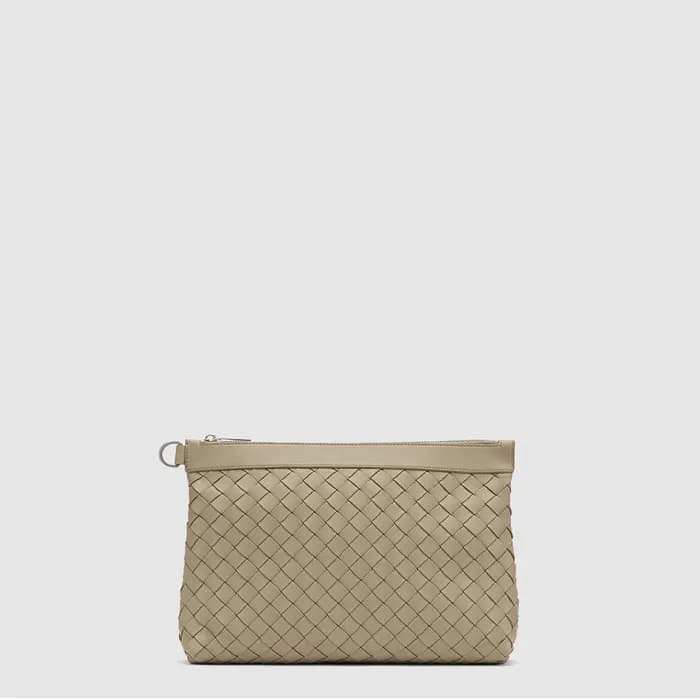 보테가베네타 남성 미디엄 인트레치아토 프리즘 파우치 - Bottega Veneta Mens… - 1