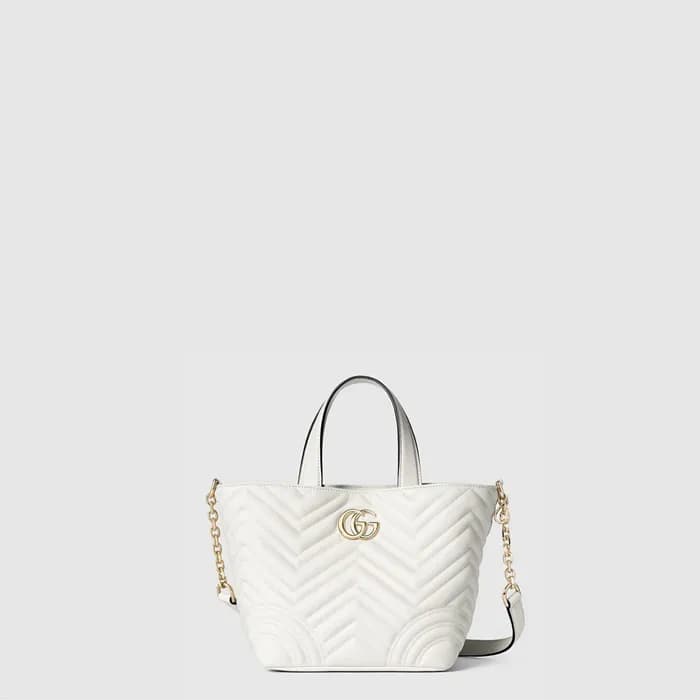 구찌 여성 GG 마몽 미니 토트백 - Gucci Womens GG Marmont Mini … - 1