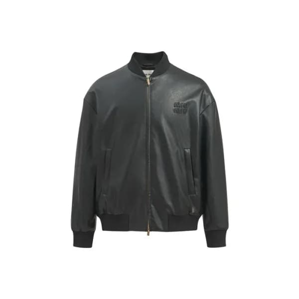 미우미우 남성 가죽 자켓 - Miumiu Mens Leather Jacket - mic84… - 1