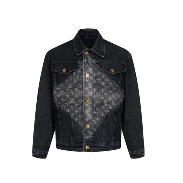 루이비통 남성 데님 자켓 - Louis vuitton Mens Denim Jacket - … - 1