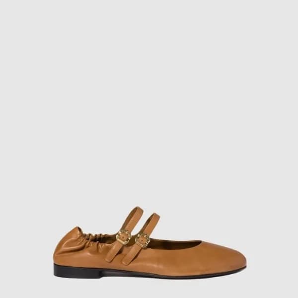 미우미우 여성 루슈 발레리나 - Miu Miu Womens Rouche Ballerina … - 1