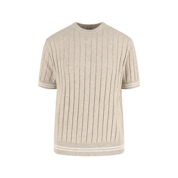 브루넬로쿠치넬리 남성 라운드 티셔츠 - Brunello Cucinelli Mens Roun… - 1