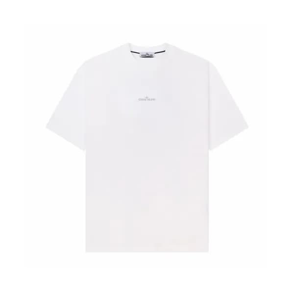 스톤아일랜드 남성 라운드 반팔 티셔츠 - Stone Island Mens Round Tsh… - 1