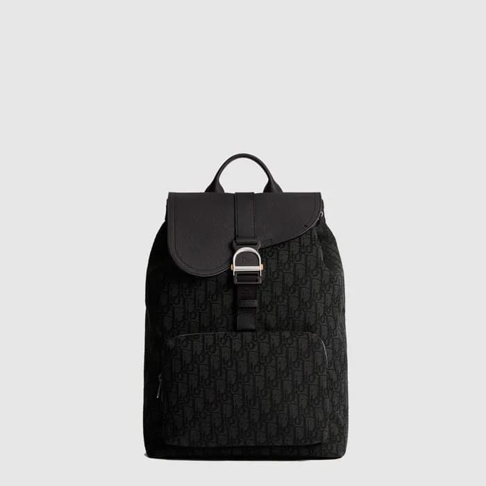디올 남성 새들 헤리티지 플랩 백팩 - Dior Mens Saddle Heritage Flap Backpack - 16387x