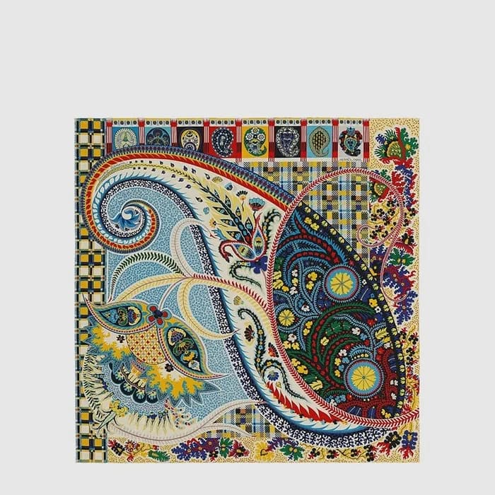 에르메스 여성 페이즐리 블로섬 숄 - Hermes Womens Paisley Blossom Shawl - acc8953x - 1