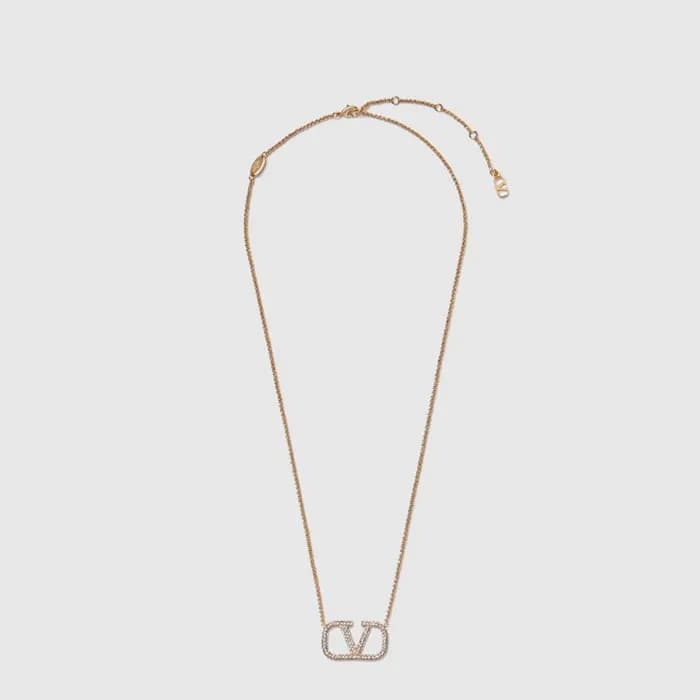 발렌티노 여성 크리스탈 네크리스 - Valentino Womens Crystal Necklace - acc10431x - 1