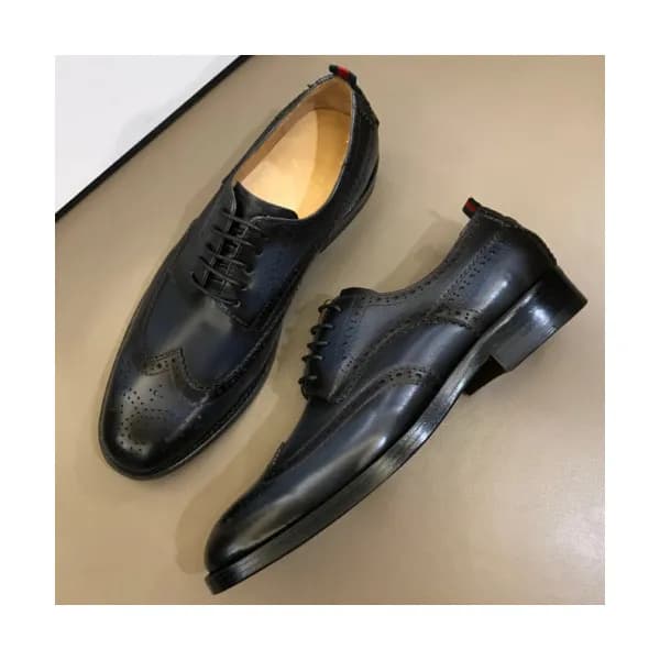 GUCCI 2018 MENS LEATHER OXFORD - 구찌 남성 레더 옥스퍼드 GU… - 1