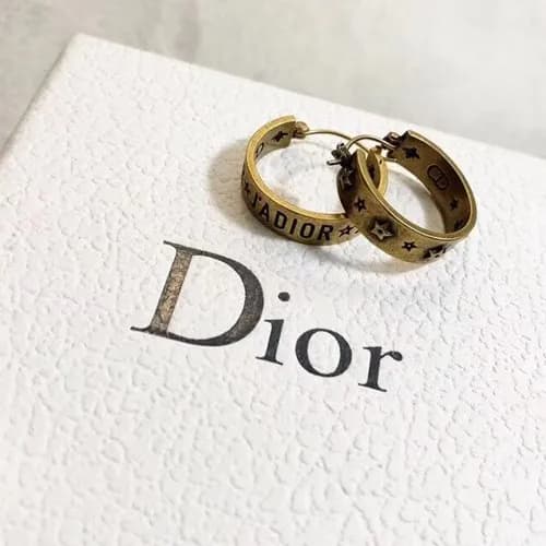 Dior Rose Gold Earring - 디올 여성용 18k도금 로즈 골드 귀걸이 - 1