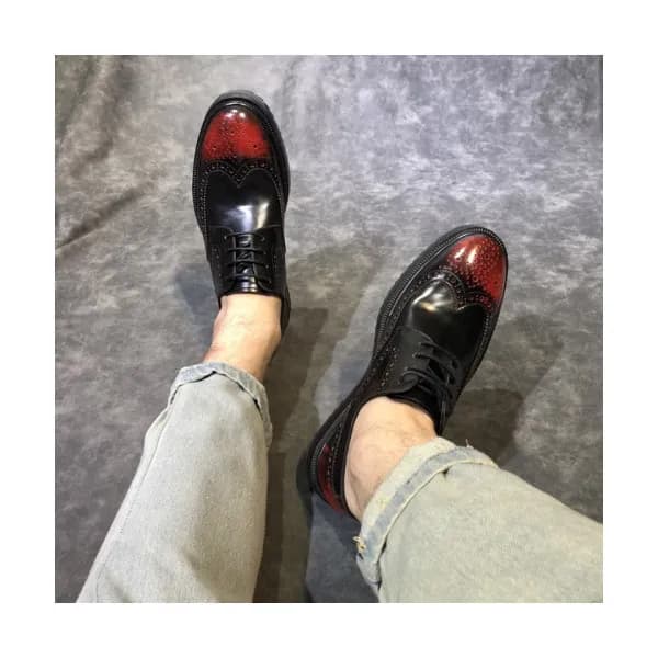 PRADA 2018 MENS LEATHER OXFORD - 프라다 남성 레더 옥스퍼드 P… - 1