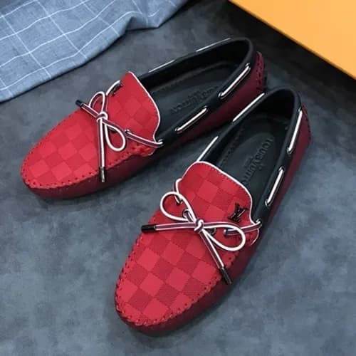LOUIS VUITTON 2018 MENS RIBBON LEATHER LOAFER - 루… - 1