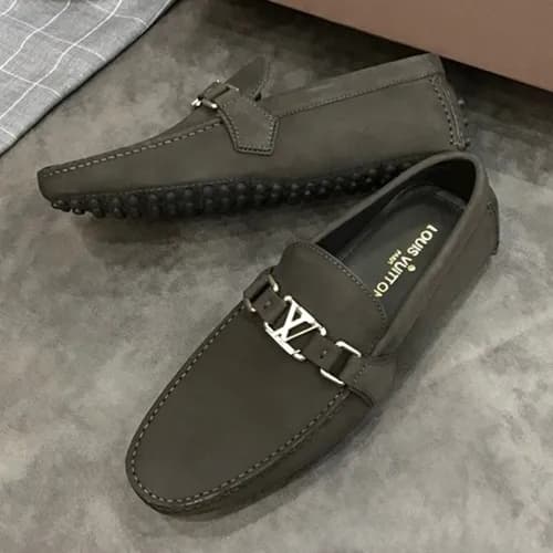 [매장판] LOUIS VUITTON 2018 MENS STRAP LEATHER LOAFER… - 1