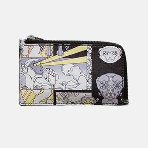Prada 2018 Mens Saffiano Print Animation Leather C… - 1